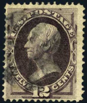Prices of US Stamp Scott Cat. #151: 12c 1870 Clay Without Grill. Harmer-Schau Auction Galleries, Oct 2012, Sale 95, Lot 193