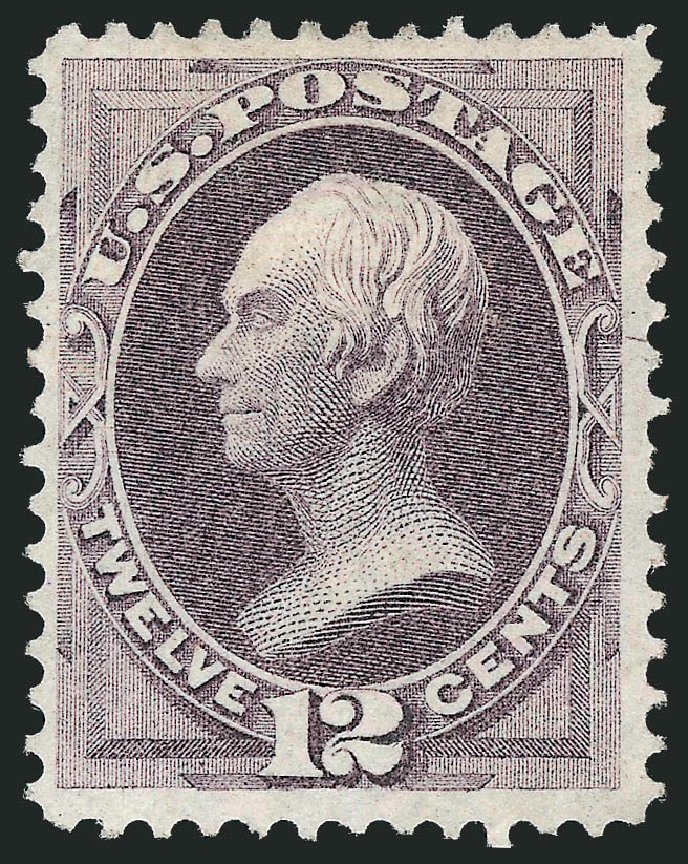 Costs of US Stamp Scott Cat. 151: 1870 12c Clay Without Grill. Robert Siegel Auction Galleries, Mar 2012, Sale 1021, Lot 363