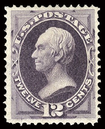 Costs of US Stamps Scott Cat. #151 - 1870 12c Clay Without Grill. Cherrystone Auctions, Sep 2010, Sale 201009, Lot 66