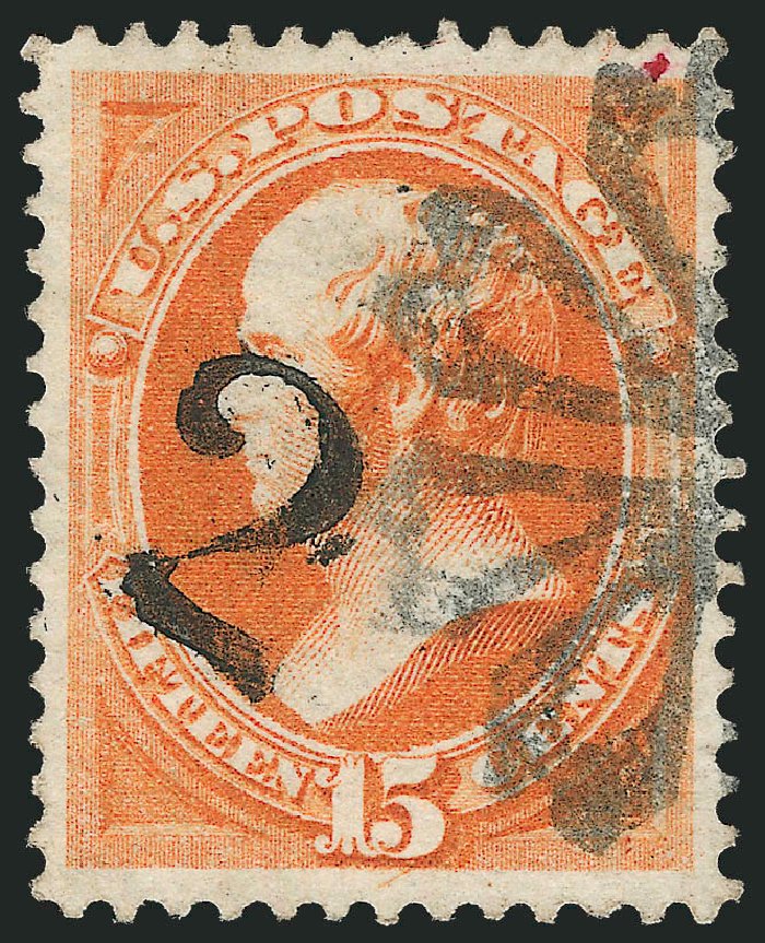 Costs of US Stamp Scott Cat. 152: 15c 1870 Webster Without Grill. Robert Siegel Auction Galleries, Jun 2011, Sale 1011, Lot 537