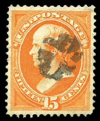 Cost of US Stamps Scott Catalog #152 - 15c 1870 Webster Without Grill. Matthew Bennett International, Mar 2011, Sale 337, Lot 2634