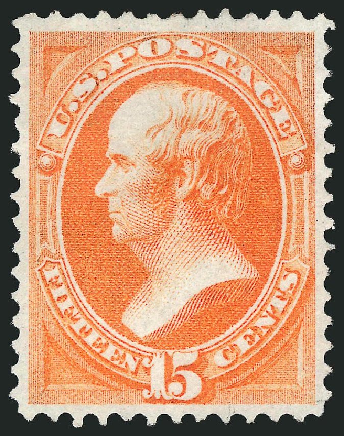 Prices of US Stamp Scott #152 - 1870 15c Webster Without Grill. Robert Siegel Auction Galleries, Mar 2013, Sale 1040, Lot 1414