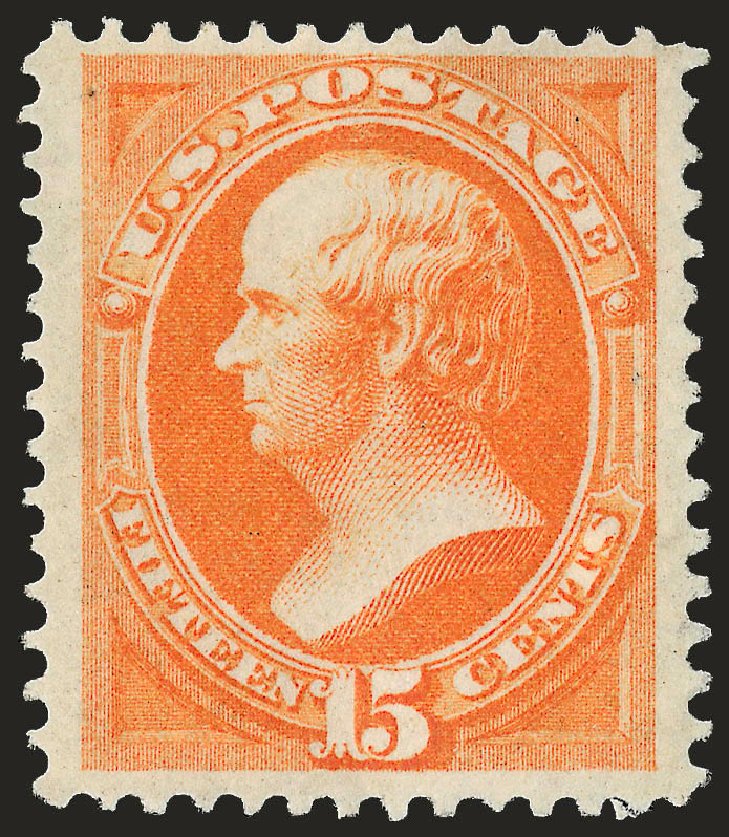 US Stamp Price Scott Catalog 152: 15c 1870 Webster Without Grill. Robert Siegel Auction Galleries, Apr 2009, Sale 972, Lot 3155