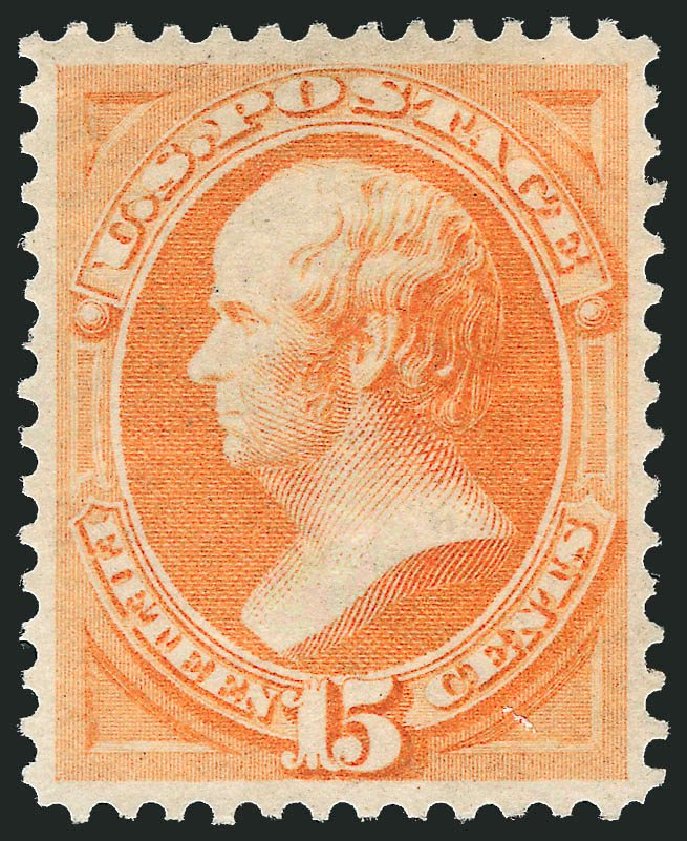 US Stamp Price Scott #152 - 15c 1870 Webster Without Grill. Robert Siegel Auction Galleries, Mar 2013, Sale 1040, Lot 1413