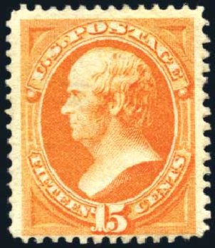 Costs of US Stamp Scott Catalogue #152: 15c 1870 Webster Without Grill. Harmer-Schau Auction Galleries, Jul 2010, Sale 86, Lot 396
