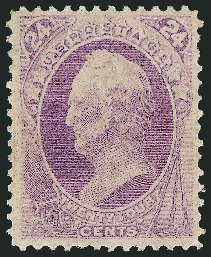 Costs of US Stamps Scott Cat. 153 - 1870 24c Winfield Scott Without Grill. Robert Siegel Auction Galleries, Oct 2012, Sale 1033, Lot 4087
