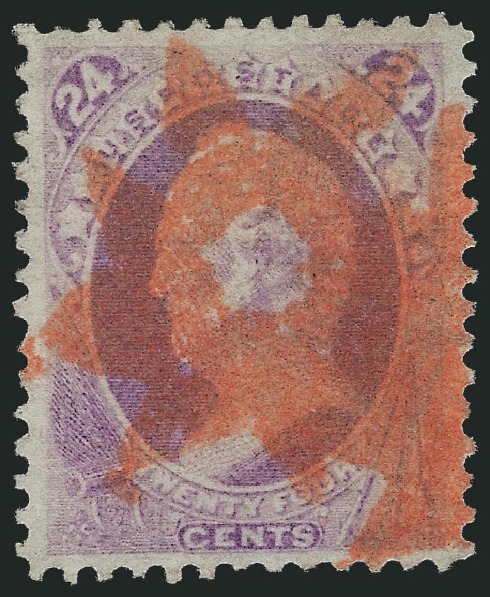 Cost of US Stamp Scott Catalogue #153 - 24c 1870 Winfield Scott Without Grill. Robert Siegel Auction Galleries, Dec 2013, Sale 1062, Lot 367