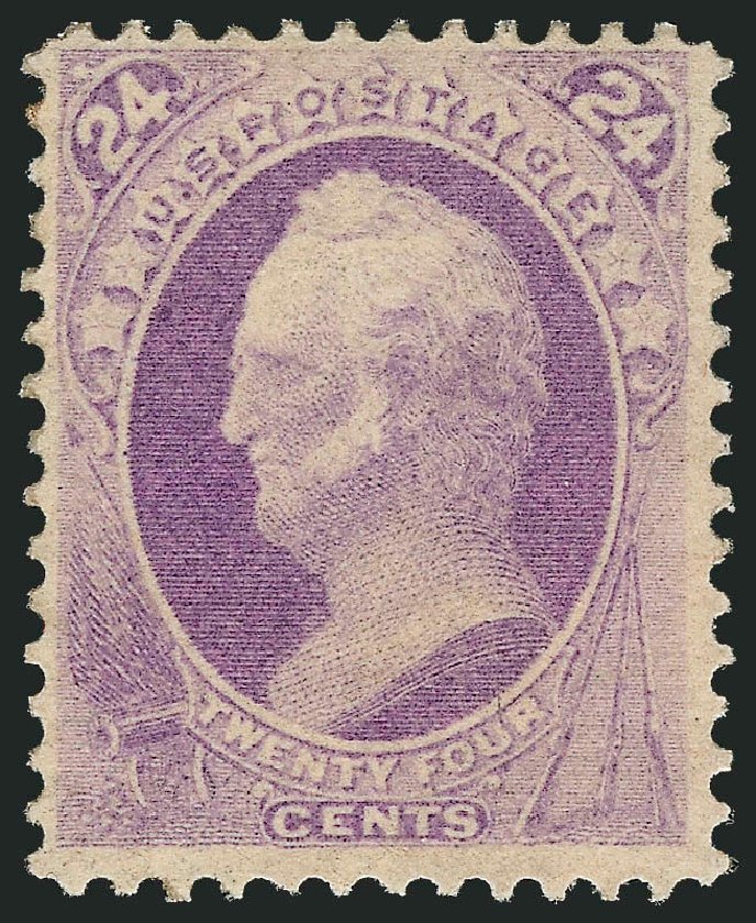 Prices of US Stamps Scott Catalog # 153 - 24c 1870 Winfield Scott Without Grill. Robert Siegel Auction Galleries, Dec 2012, Sale 1037, Lot 1728