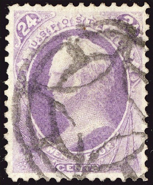 US Stamp Value Scott 153: 24c 1870 Winfield Scott Without Grill. Spink Shreves Galleries, Jan 2014, Sale 146, Lot 268