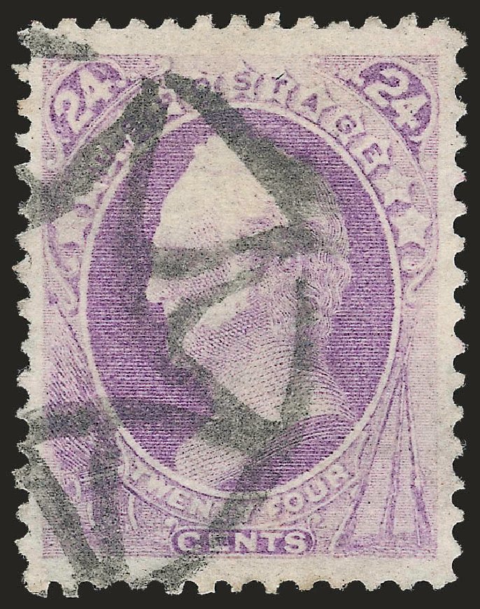Price of US Stamp Scott Catalogue # 153 - 1870 24c Winfield Scott Without Grill. Robert Siegel Auction Galleries, Sep 2009, Sale 976, Lot 1559