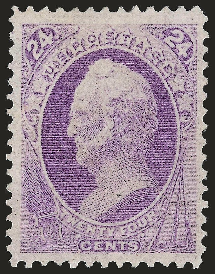 Costs of US Stamp Scott #153: 24c 1870 Winfield Scott Without Grill. Robert Siegel Auction Galleries, Dec 2009, Sale 982, Lot 5449