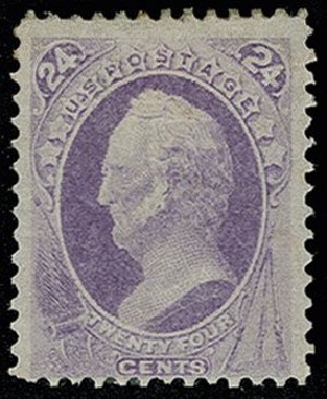 Values of US Stamps Scott Catalogue #153 - 1870 24c Winfield Scott Without Grill. H.R. Harmer, Jun 2013, Sale 3003, Lot 1120