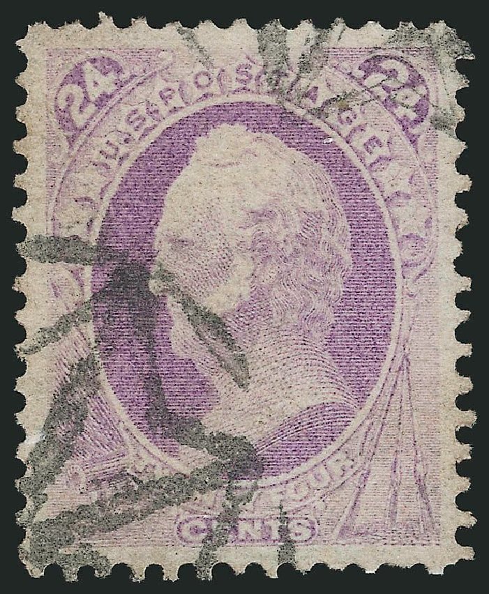 US Stamps Price Scott Catalogue 153 - 24c 1870 Winfield Scott Without Grill. Robert Siegel Auction Galleries, Mar 2014, Sale 1067, Lot 1150