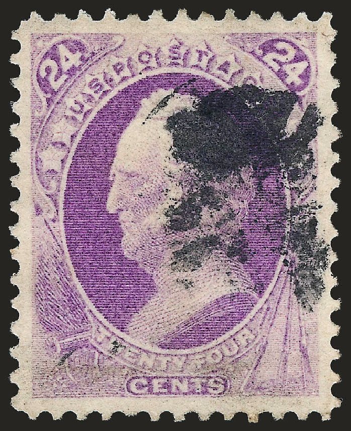 US Stamp Prices Scott Cat. # 153: 24c 1870 Winfield Scott Without Grill. Robert Siegel Auction Galleries, Oct 2008, Sale 963, Lot 760