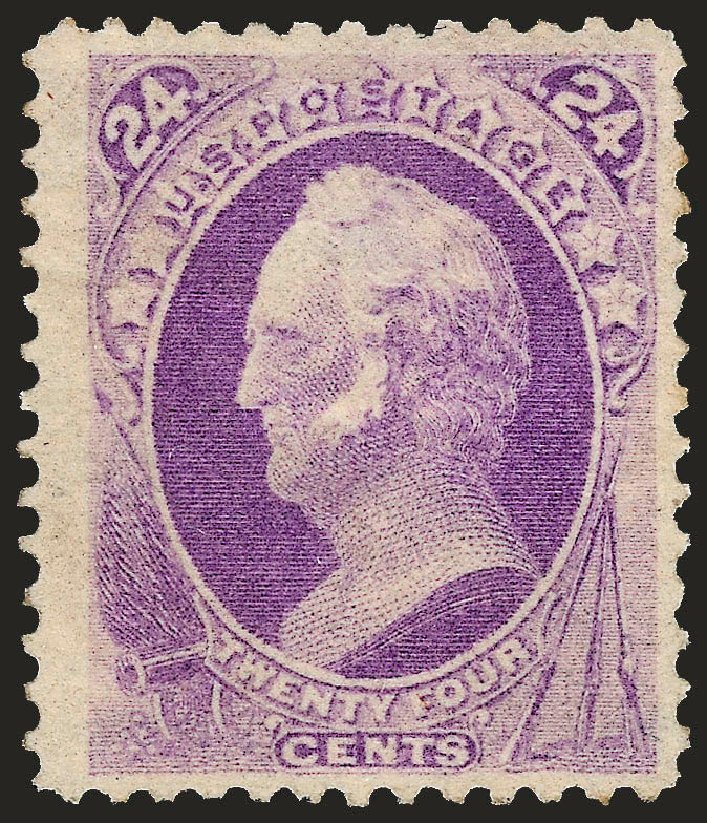 Price of US Stamp Scott 153: 1870 24c Winfield Scott Without Grill. Robert Siegel Auction Galleries, Jun 2009, Sale 975, Lot 1400