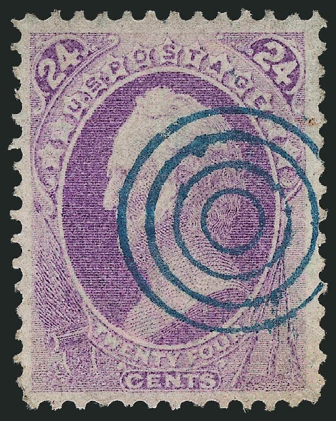 US Stamp Prices Scott # 153 - 24c 1870 Winfield Scott Without Grill. Robert Siegel Auction Galleries, Apr 2010, Sale 984, Lot 480