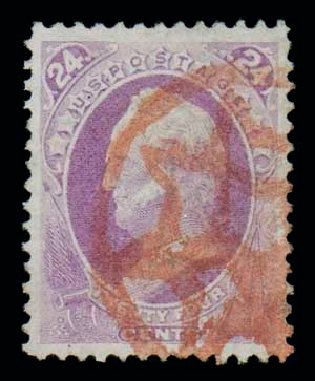 Cost of US Stamp Scott Catalogue # 153: 24c 1870 Winfield Scott Without Grill. Matthew Bennett International, Dec 2007, Sale 323, Lot 371