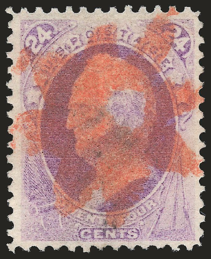 Price of US Stamps Scott Cat. #153: 24c 1870 Winfield Scott Without Grill. Robert Siegel Auction Galleries, Sep 2009, Sale 976, Lot 1561