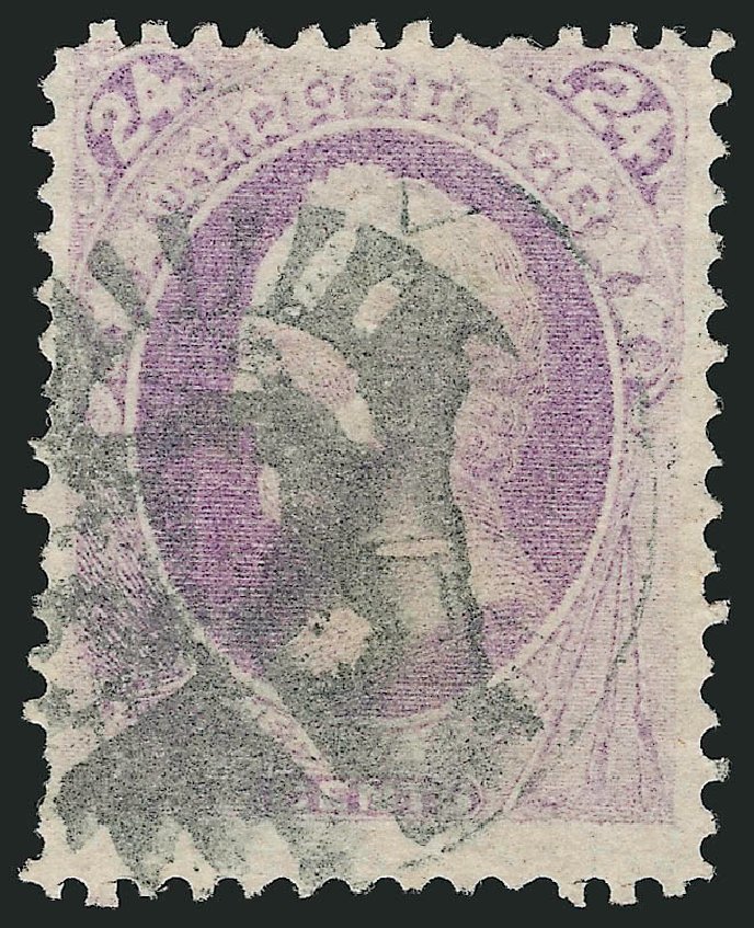 Value of US Stamps Scott Catalog #153 - 24c 1870 Winfield Scott Without Grill. Robert Siegel Auction Galleries, Dec 2009, Sale 982, Lot 5451