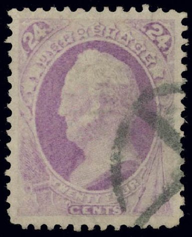 Prices of US Stamp Scott #153: 24c 1870 Winfield Scott Without Grill. Daniel Kelleher Auctions, Feb 2013, Sale 634, Lot 124