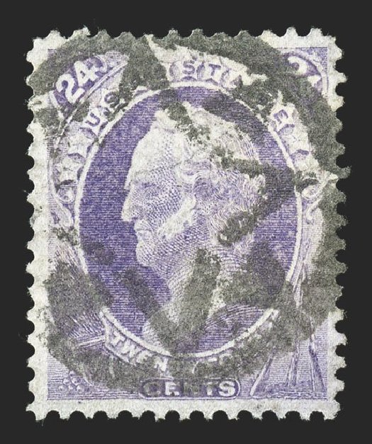 Value of US Stamps Scott #153: 24c 1870 Winfield Scott Without Grill. Spink Shreves Galleries, Nov 2012, Sale 141, Lot 84