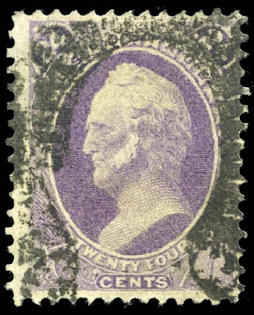 US Stamps Price Scott Catalog # 153: 24c 1870 Winfield Scott Without Grill. Matthew Bennett International, Sep 2011, Sale 338, Lot 1825