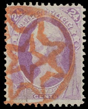 Prices of US Stamps Scott Catalog # 153 - 24c 1870 Winfield Scott Without Grill. Daniel Kelleher Auctions, Oct 2012, Sale 632, Lot 1065