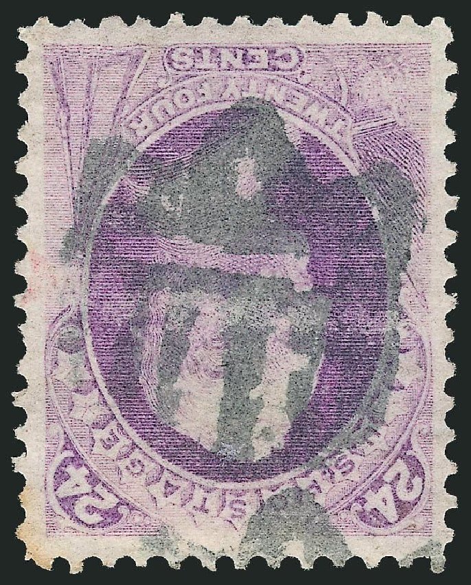 Price of US Stamps Scott 153: 24c 1870 Winfield Scott Without Grill. Robert Siegel Auction Galleries, Nov 2013, Sale 1061, Lot 3595