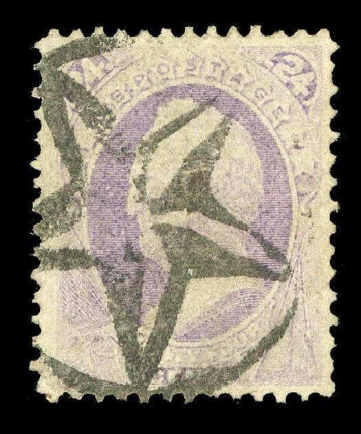 Price of US Stamps Scott # 153 - 24c 1870 Winfield Scott Without Grill. Spink Shreves Galleries, May 2014, Sale 148, Lot 172