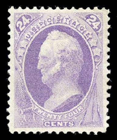 US Stamps Prices Scott Cat. #153: 1870 24c Winfield Scott Without Grill. Matthew Bennett International, Sep 2010, Sale 332, Lot 2023