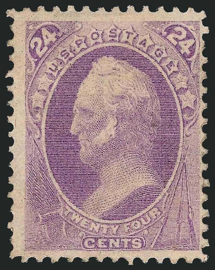 Cost of US Stamp Scott #153: 24c 1870 Winfield Scott Without Grill. Robert Siegel Auction Galleries, Oct 2011, Sale 1014, Lot 1393