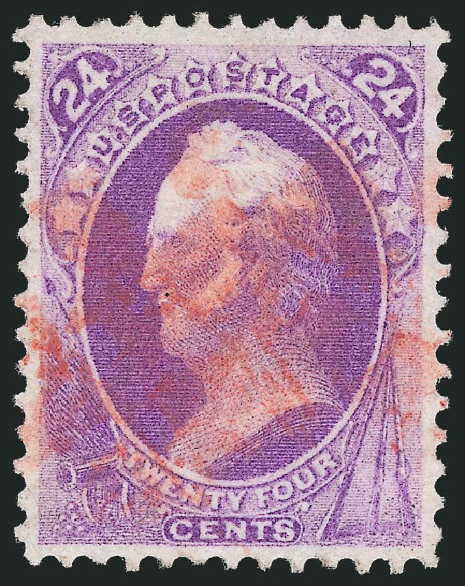 US Stamp Price Scott Cat. #153 - 24c 1870 Winfield Scott Without Grill. Robert Siegel Auction Galleries, Oct 2012, Sale 1032, Lot 3243