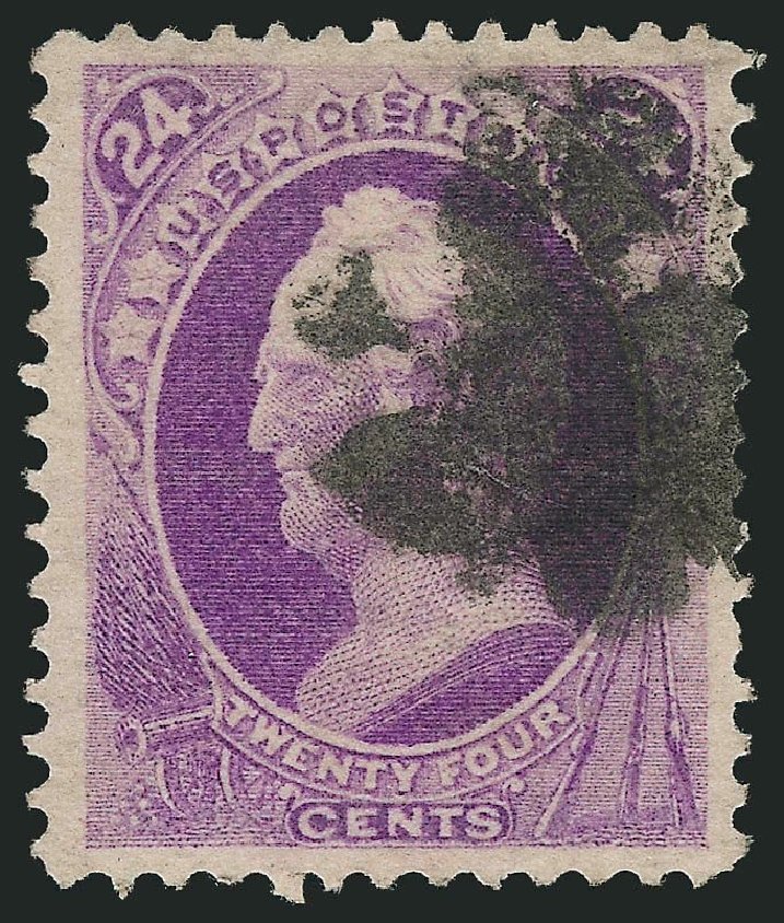 Values of US Stamps Scott Catalog # 153: 24c 1870 Winfield Scott Without Grill. Robert Siegel Auction Galleries, Mar 2014, Sale 1067, Lot 1153