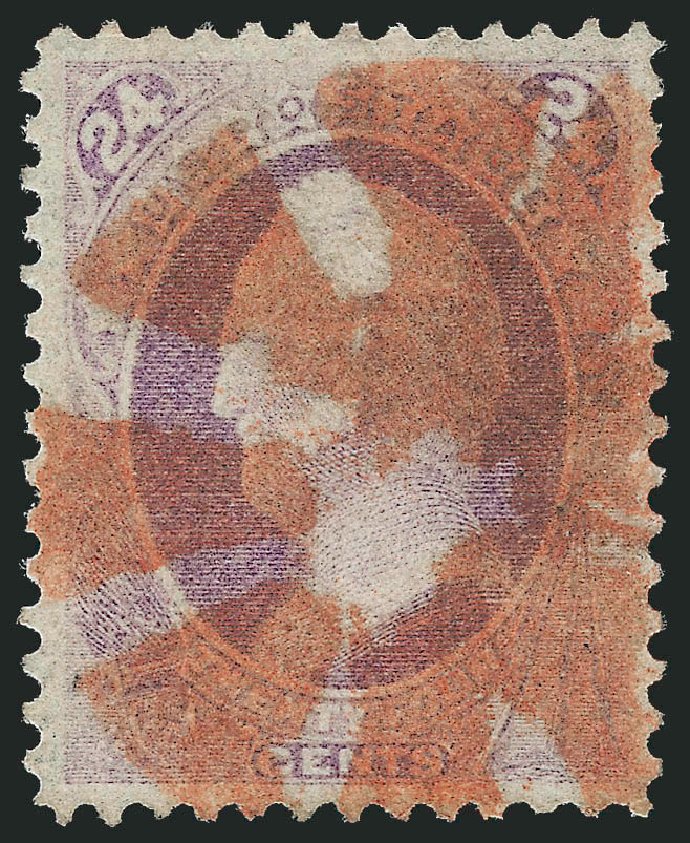 US Stamp Prices Scott 153 - 1870 24c Winfield Scott Without Grill. Robert Siegel Auction Galleries, Oct 2012, Sale 1032, Lot 3246