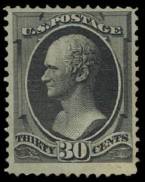 Price of US Stamp Scott # 154: 30c 1870 Hamilton Without Grill. Daniel Kelleher Auctions, Jun 2012, Sale 630, Lot 1379