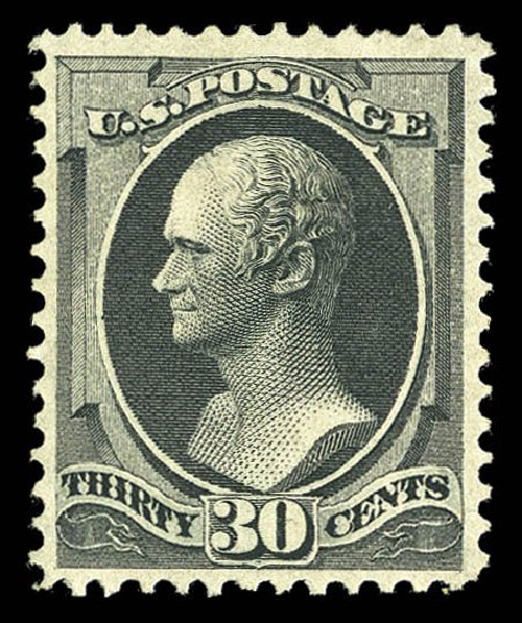 US Stamps Value Scott 154 - 30c 1870 Hamilton Without Grill. Matthew Bennett International, Sep 2012, Sale 345, Lot 194