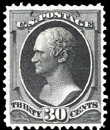Prices of US Stamp Scott Catalog #154: 30c 1870 Hamilton Without Grill. Matthew Bennett International, Sep 2011, Sale 338, Lot 1826