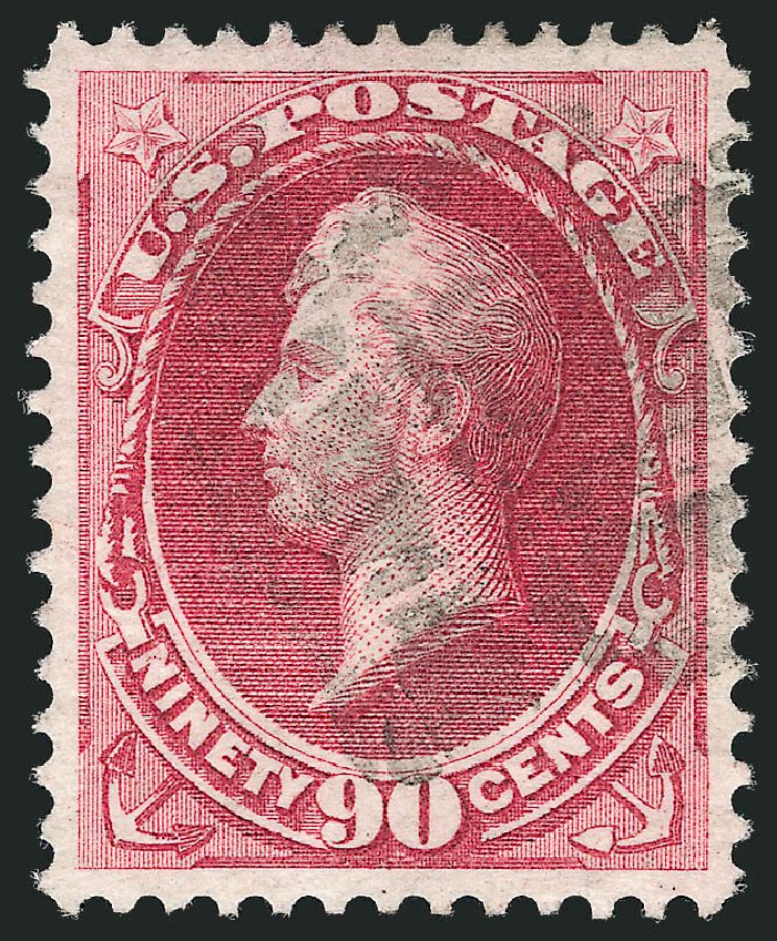 Cost of US Stamps Scott 155: 1870 90c Perry Without Grill. Robert Siegel Auction Galleries, Oct 2010, Sale 997, Lot 5568