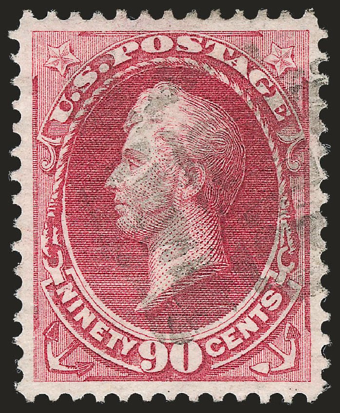 Price of US Stamps Scott Catalogue #155 - 1870 90c Perry Without Grill. Robert Siegel Auction Galleries, Sep 2009, Sale 976, Lot 1580