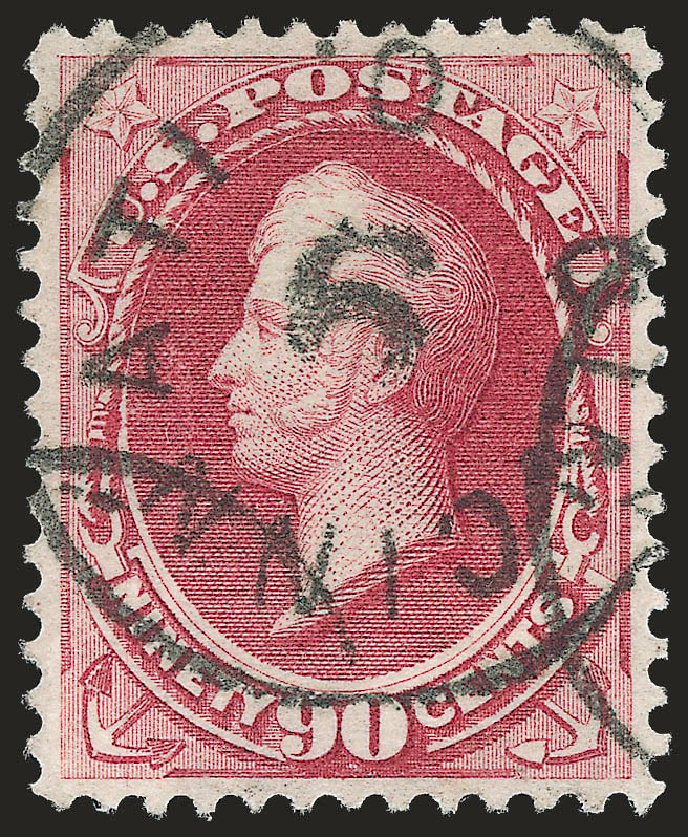Costs of US Stamp Scott Cat. #155: 90c 1870 Perry Without Grill. Robert Siegel Auction Galleries, Sep 2009, Sale 976, Lot 1581
