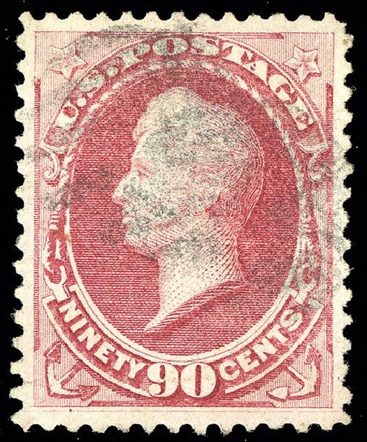 Price of US Stamp Scott Catalog 155 - 1870 90c Perry Without Grill. Spink Shreves Galleries, May 2014, Sale 148, Lot 174