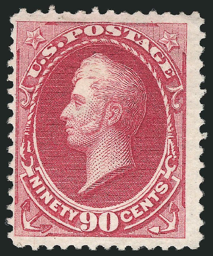 Prices of US Stamps Scott Catalogue # 155: 1870 90c Perry Without Grill. Robert Siegel Auction Galleries, Oct 2014, Sale 1082, Lot 392