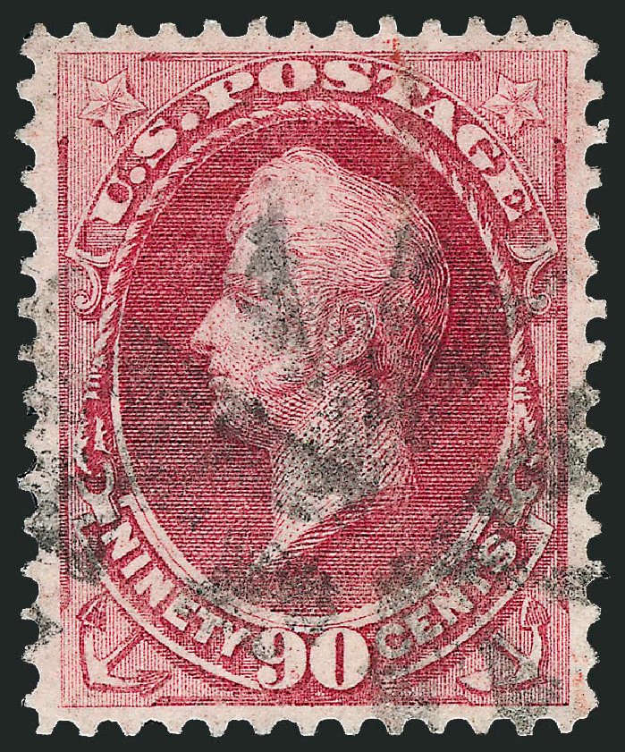 Prices of US Stamps Scott Cat. # 155: 90c 1870 Perry Without Grill. Robert Siegel Auction Galleries, Sep 2008, Sale 962, Lot 2442