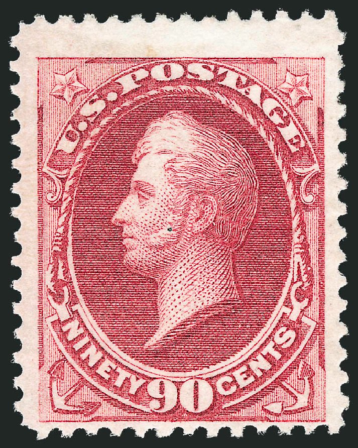Costs of US Stamps Scott Cat. # 155 - 90c 1870 Perry Without Grill. Robert Siegel Auction Galleries, Jun 2012, Sale 1026, Lot 1296
