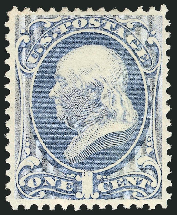 Prices of US Stamps Scott Cat. #156: 1c 1873 Franklin Continental. Robert Siegel Auction Galleries, Oct 2010, Sale 997, Lot 5571