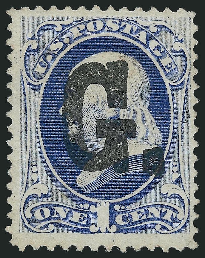 Value of US Stamp Scott #156: 1c 1873 Franklin Continental. Robert Siegel Auction Galleries, Dec 2013, Sale 1062, Lot 382