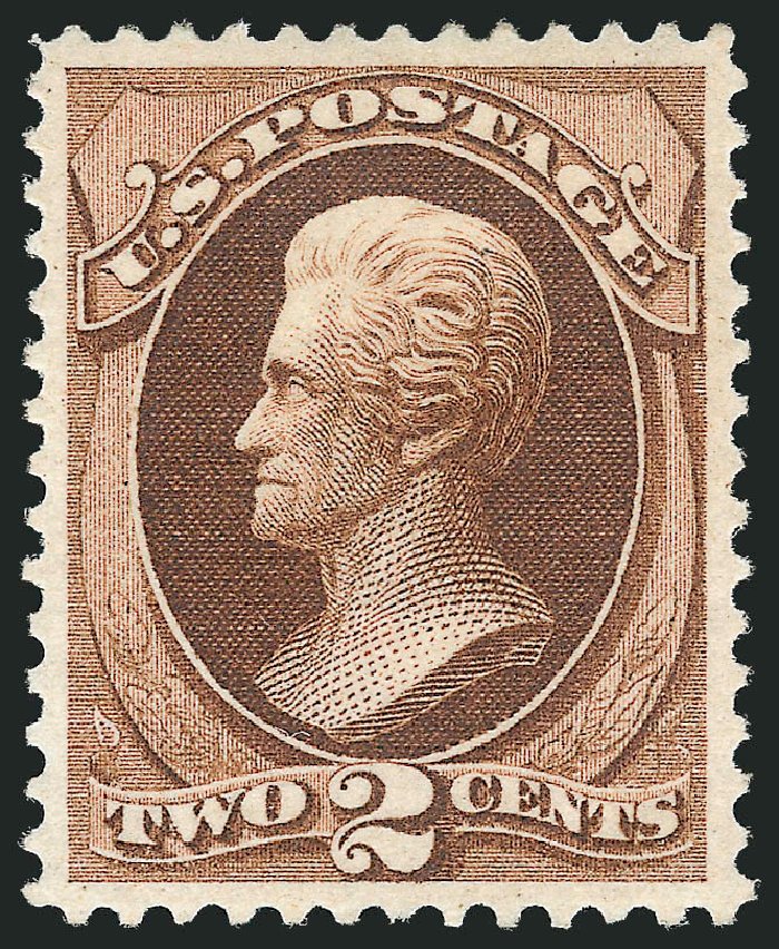 Costs of US Stamps Scott Catalogue 157 - 1873 2c Jackson Continental. Robert Siegel Auction Galleries, Oct 2011, Sale 1013, Lot 278