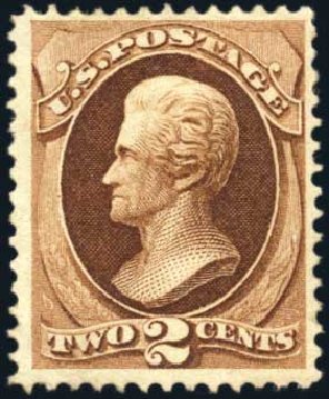 Costs of US Stamps Scott Catalog 157: 2c 1873 Jackson Continental. Harmer-Schau Auction Galleries, Mar 2011, Sale 89, Lot 189
