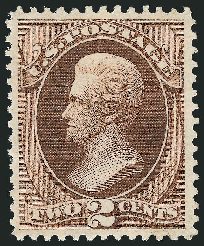 Price of US Stamp Scott Catalogue 157 - 1873 2c Jackson Continental. Robert Siegel Auction Galleries, Dec 2011, Sale 1017, Lot 569