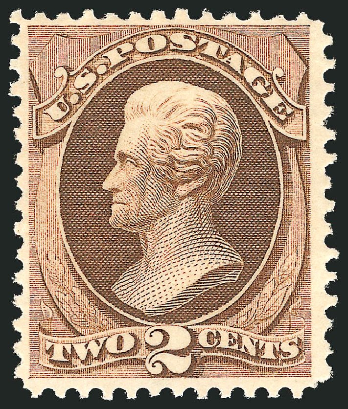 US Stamp Value Scott Catalog #157: 2c 1873 Jackson Continental. Robert Siegel Auction Galleries, Oct 2011, Sale 1014, Lot 1400